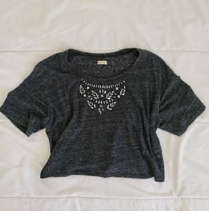 🏷️Buy 4 Get 1 Free🏷️Hollister jeweled crop top